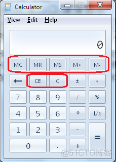 Win7系统自带 计算器 详细使用方法_Memory