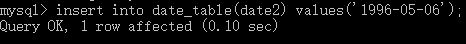 mysql 数据库日期存储过程 mysql数据库日期数据类型_插入数据_03