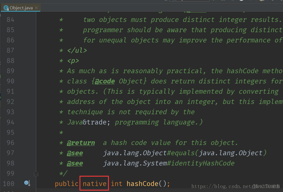 Object 的 hashCode() 、equals()、toString() 方法_引用类型