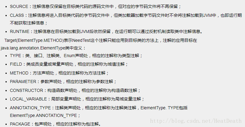 Java 深入学习（32） —— 注解_java