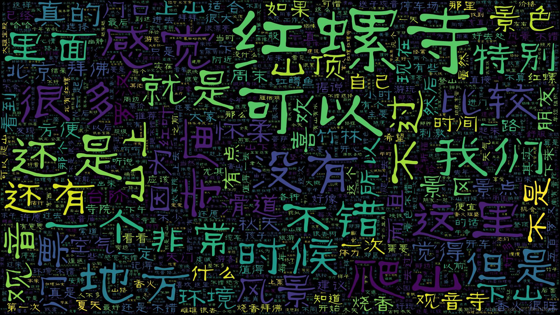 北京汉传佛寺游人评价数据的抓取与分析（2）_numpy_04