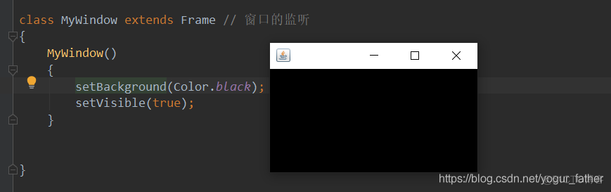 java创建窗口如何设置背景色 java如何设置窗口背景颜色_背景色_04