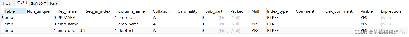 mysql指定索引 mysql设置索引_数据库