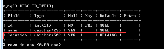 mysql 新增字段 默认值 mysql 设置字段默认值_语法规则_02