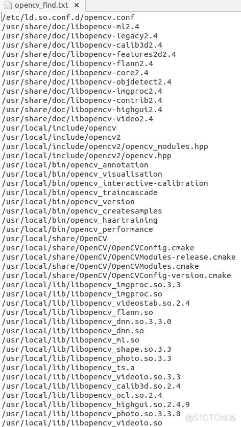 ubuntu下查看opencv安装路径以及版本号_opencv_03