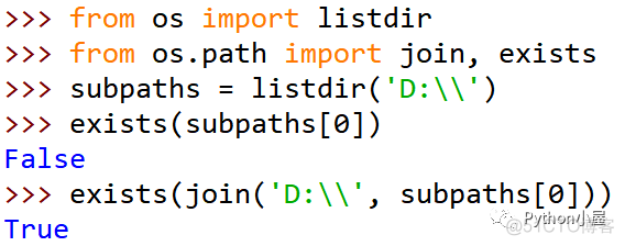 使用Python标准库函数os.listdir()时的4个注意事项_python_02