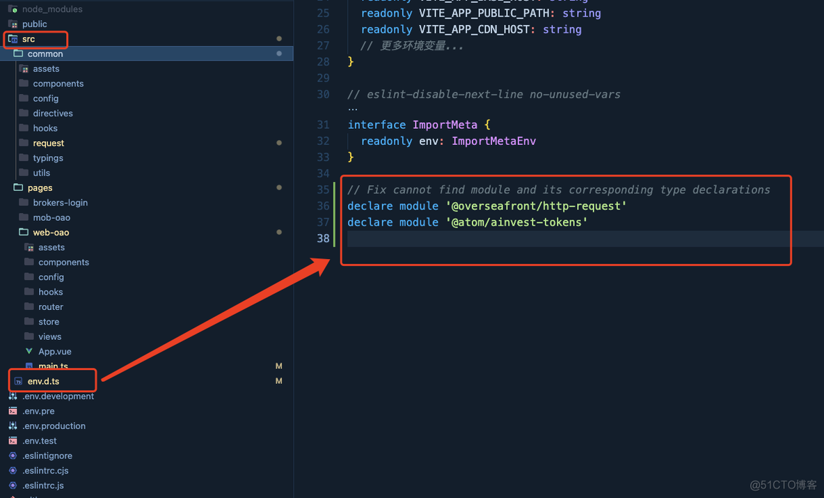 【问题记录】Cannot find module or its corresponding type declarations._npm_03