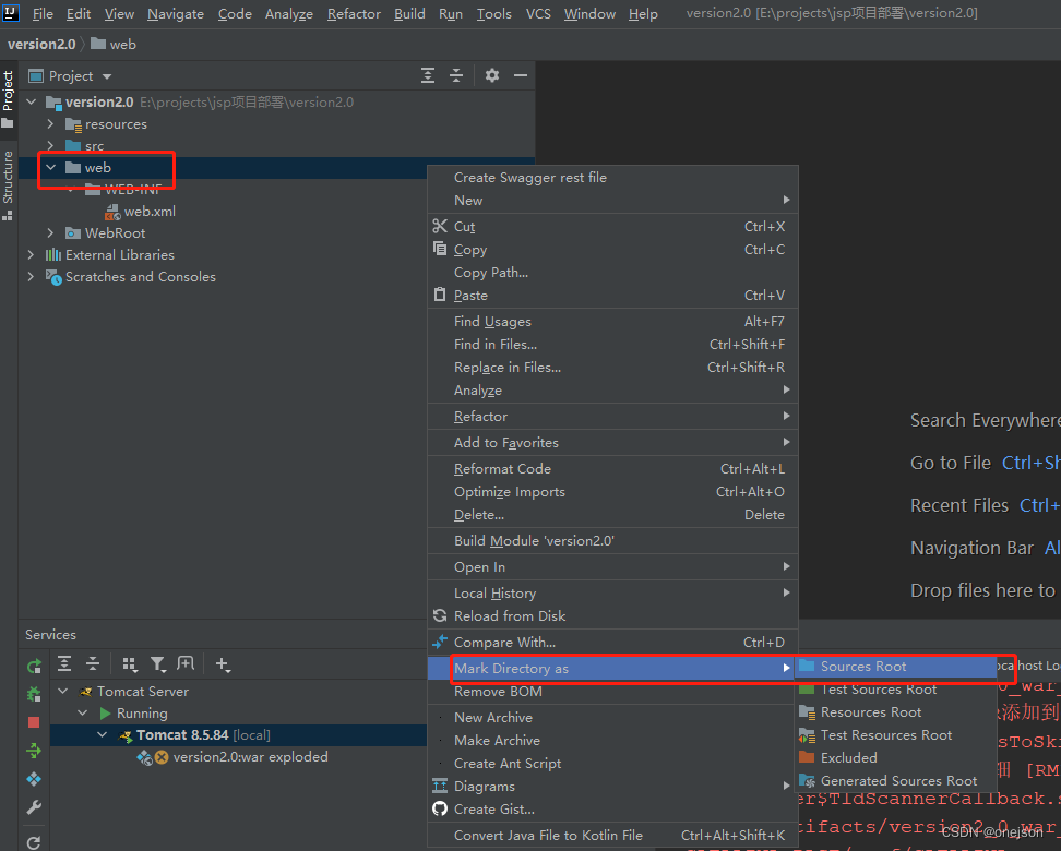 idea 配置tomcat 运行jsp项目_intellij-idea_14