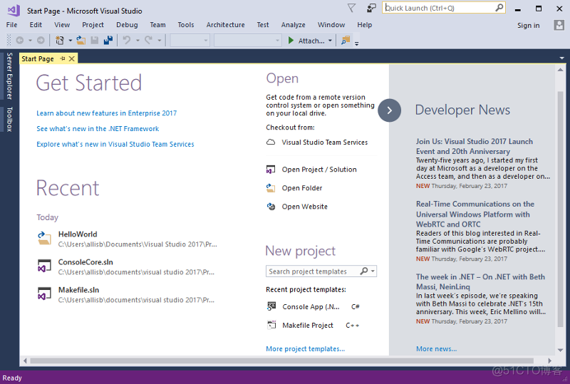 最强 IDE Visual Studio 2017 正式版发布->最快更高效-终于等到你_.net_08