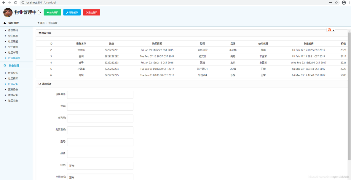 java小区物业管理系统开题报告 基于java的物业管理系统_mysql_04