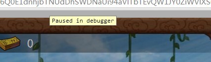 chrome 开发者工具 paused in debugger_错误提示