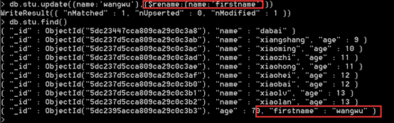 GridFS删除 MongoDB mongo删除数据命令_字段_10