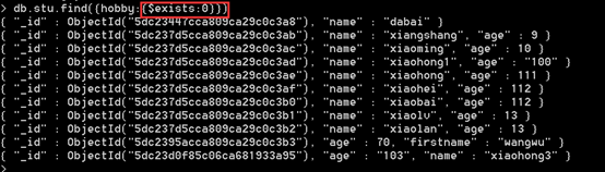 GridFS删除 MongoDB mongo删除数据命令_查询表达式_17