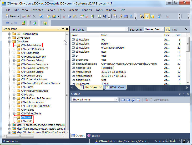 JAVA中使用LDAP登录 java ldap认证_java_10