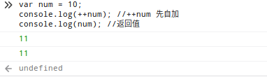 JavaScript自增自减运算 js自增1_JavaScript运算符