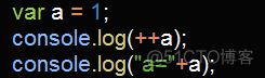JavaScript自增自减运算 js自增1_运算符_05