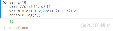 JavaScript自增自减运算 js自增1_JavaScript运算符_10