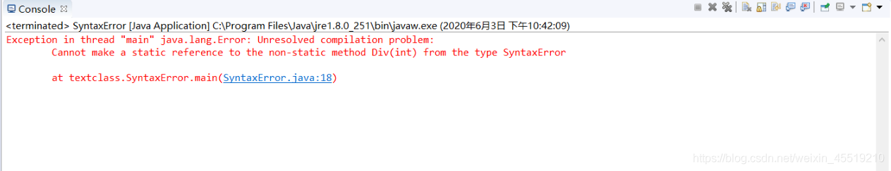 Java修改应该用什么注解接收返回来的结果 如何修改java程序中的错误_语法错误