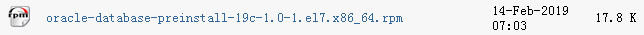 Oracle 19c之RPM安装_ci_06