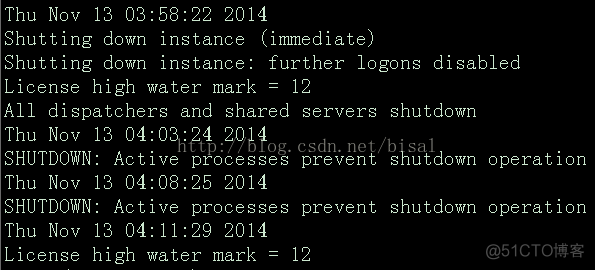 因host命令导致无法正常SHUTDOWN的实验_shutdown_02