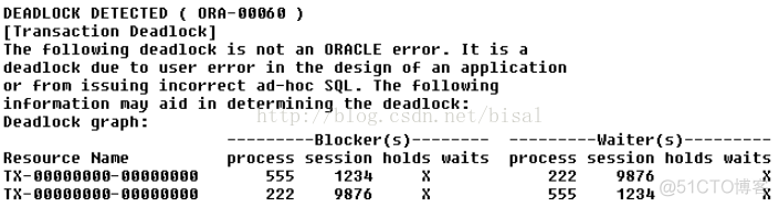 关于如何判断与解决deadlock的问题_Oracle