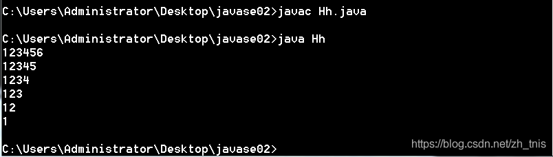 java循环字符串 java用循环语句输出*字符_System_04