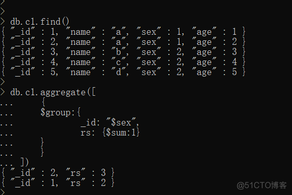 MongoDB常见的聚合 管道方法 mongo聚合查询_最小值_03