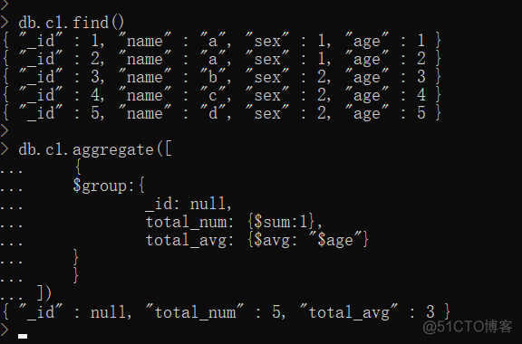 MongoDB常见的聚合 管道方法 mongo聚合查询_MongoDB常见的聚合 管道方法_04