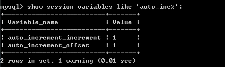 MySQL 设置当前表自增步长 mysql设置自增初始值和步长_自增_06