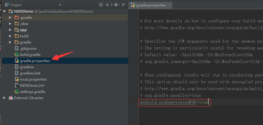 NDK灰的 android studio android studio ndk配置_ndk_12