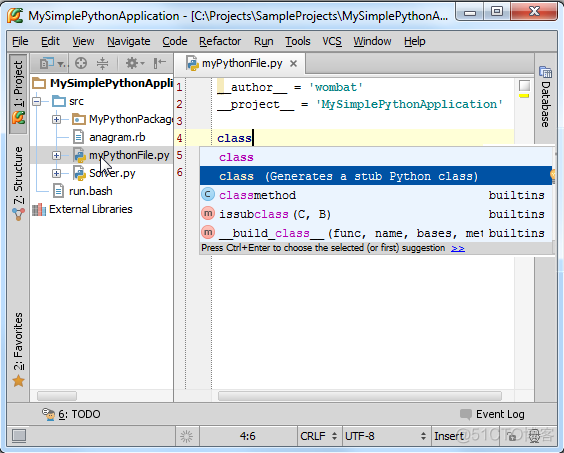 Python pycharm 模板 pycharm怎么设置模板_构造函数_10