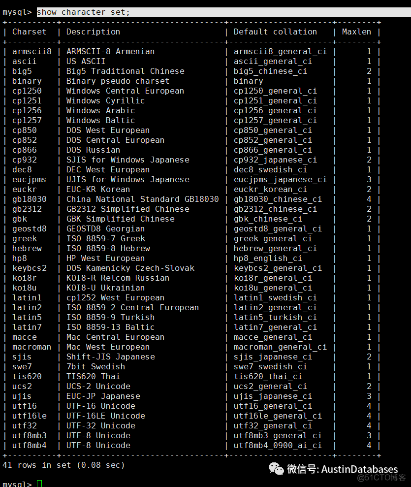 MYSQL collation 选好还能换吗_mysql_02