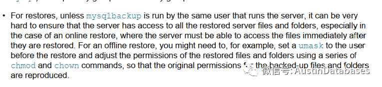 MYSQL 备份到底怎么办，XTRABACKUP 还是 MEB（2）--mysqlbackup  MEB_sql_03