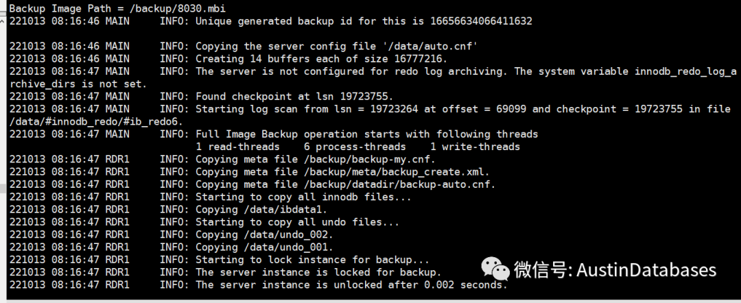 MYSQL 备份到底怎么办，XTRABACKUP 还是 MEB（2）--mysqlbackup  MEB_服务器_04