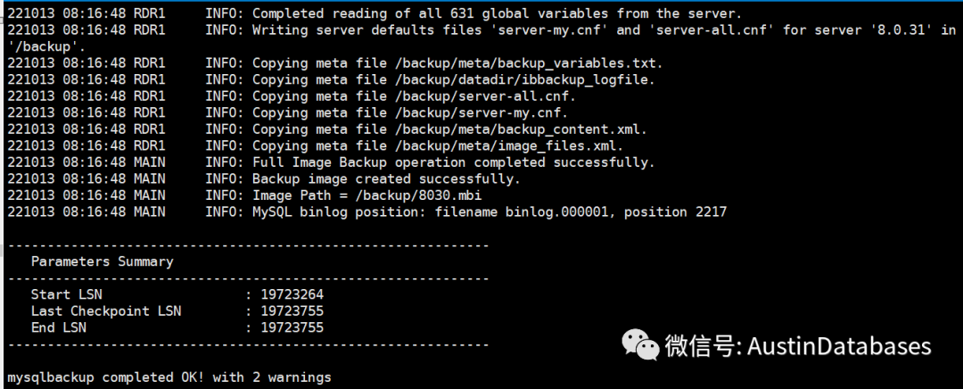 MYSQL 备份到底怎么办，XTRABACKUP 还是 MEB（2）--mysqlbackup  MEB_数据库_05