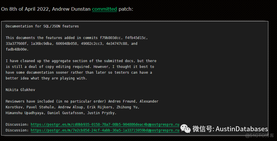 POSTGRESQL  15  从等待中被驱逐的JSON新功能，只能祈祷 PostgreSQL 16_数据库_02