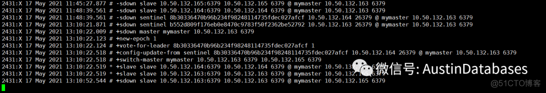 REDIS  哨兵 DOWN DOWN  灾难恢复方法记录_redis_15