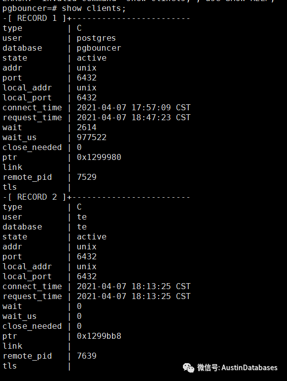 Postgresql  pgbouncer   中的命令与操作_python_05