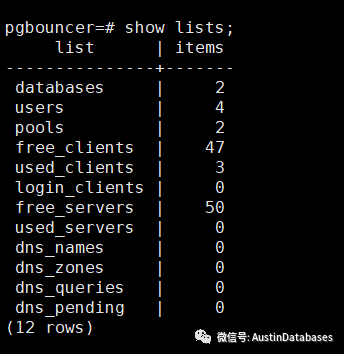 Postgresql  pgbouncer   中的命令与操作_python_07