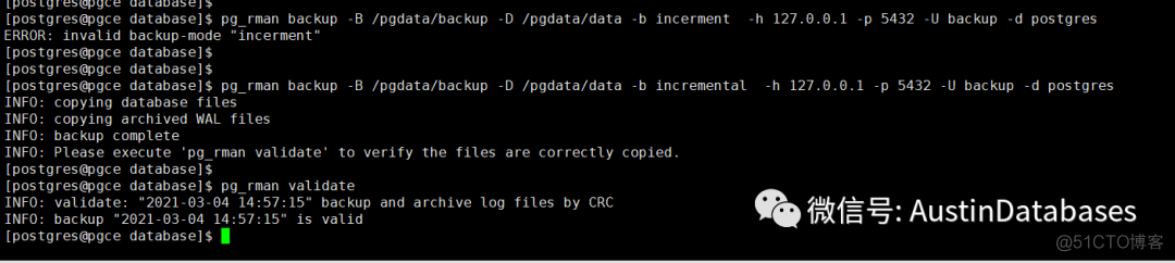 POSTGRESQL  PG_RMAN  基本操作_mysql_08