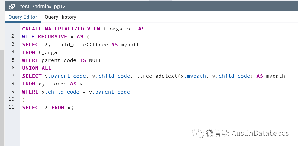 POSTGRESQL  如何存储树形数据 处理树形数据_数据_11