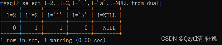 MySQL的等于 mysql中的等于_database_04