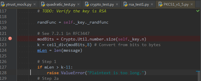 how to decrypt rsa python