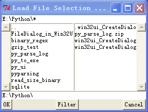 python打开对话框选择文件 python 打开文件对话框_c/c++