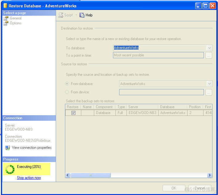 SQL server14的备份文件能还原到2016 sqlserver备份还原命令_sqlserver_11