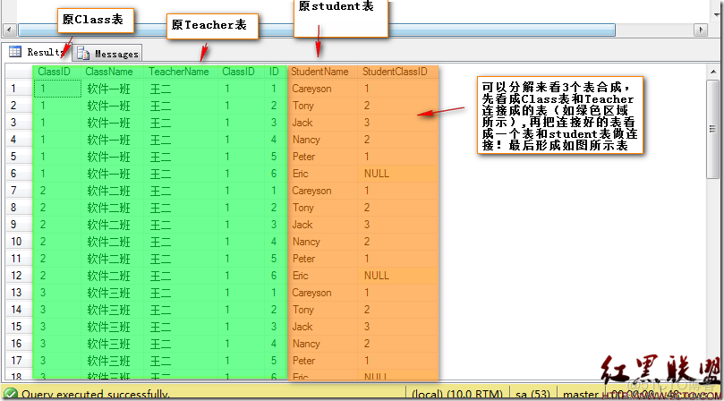 SQL server查询联立表格 sql联查几张表_表连接_17