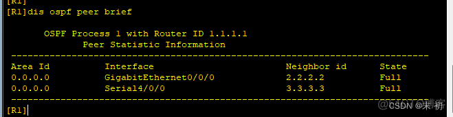 华为eNSP动态路由OSPF小实验一_OSPF_03