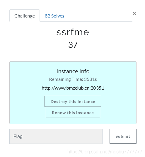 BMZCTF：ssrfme_php