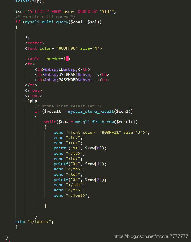 sqli-labs闯关笔记（Stacked Injections）_堆叠注入_31