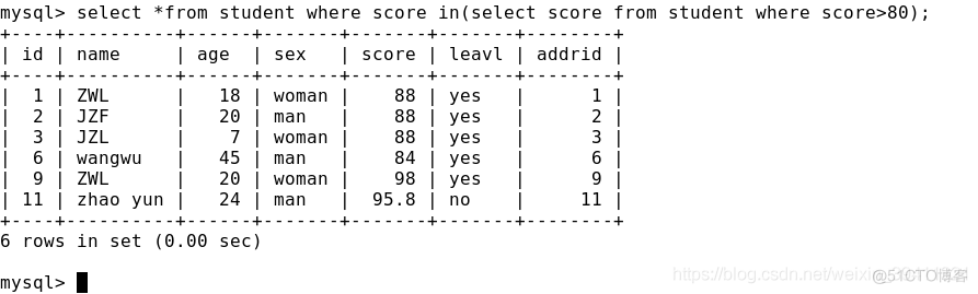 MySQL如何多表关联 mysql的多表关联查询_多表联合查询_08